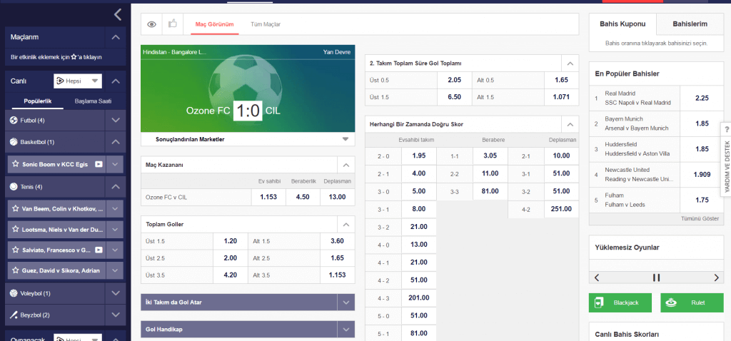 Süperbahis Canlı Bahis