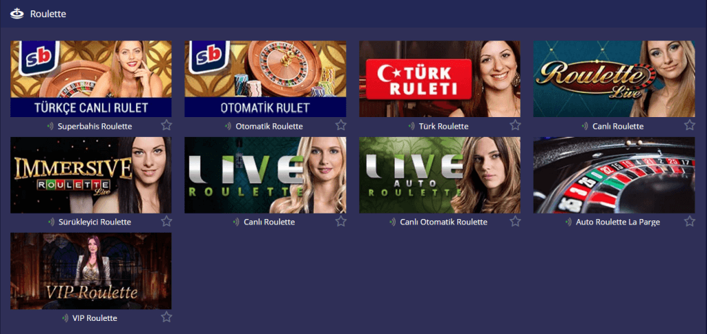 Süperbahis Rulet